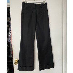 Apt 9 Maxwell Fit Wide Leg Black Career Pants
